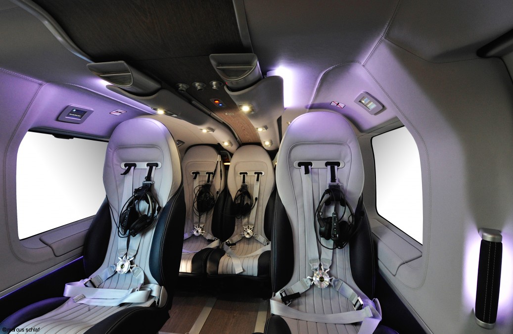 Mecaer Awarded STC for Airbus H145 Helicopter Luxury Interior