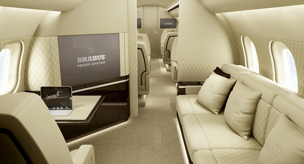 Private Jet Interiors By Brabus