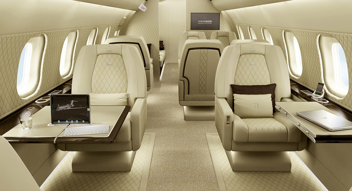 Private Jet Interiors By Brabus