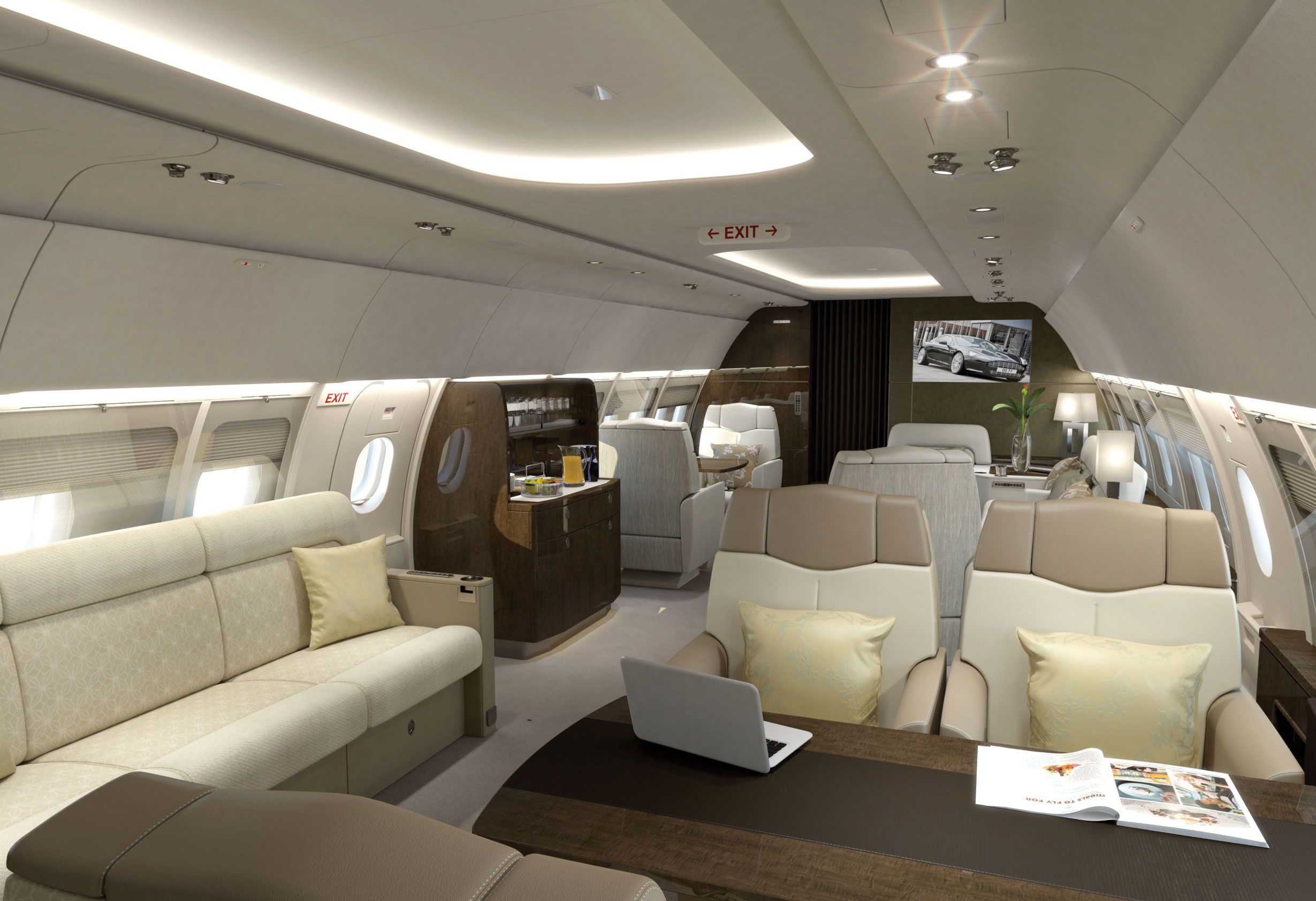 Lufthansa Technik New Interior VIP Concept