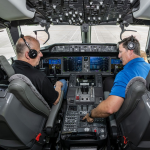 Boeing test pilots prepare the 777-9 for its 7th test flight